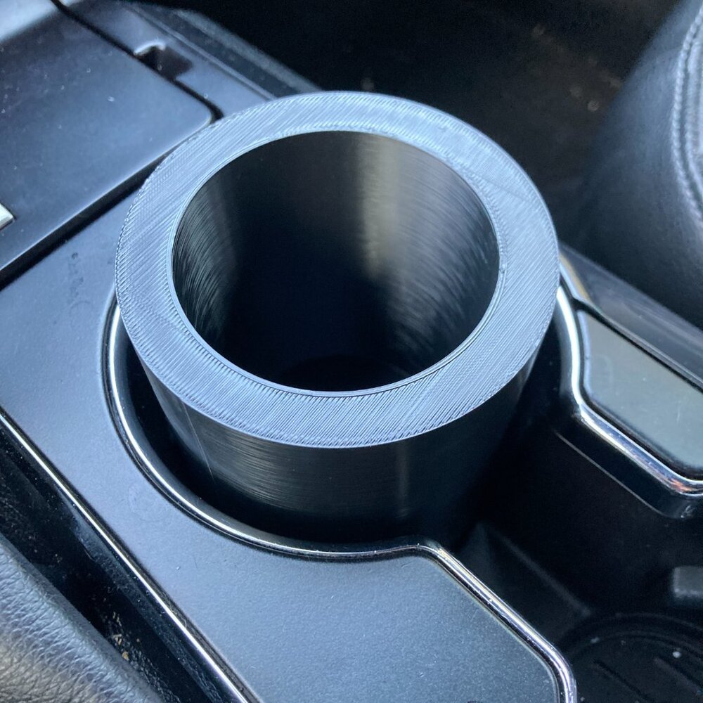 Universal Cup Holder and Cup Holder Insert Cars Trucks Vans Slim Cans Black - Picture 5 of 11